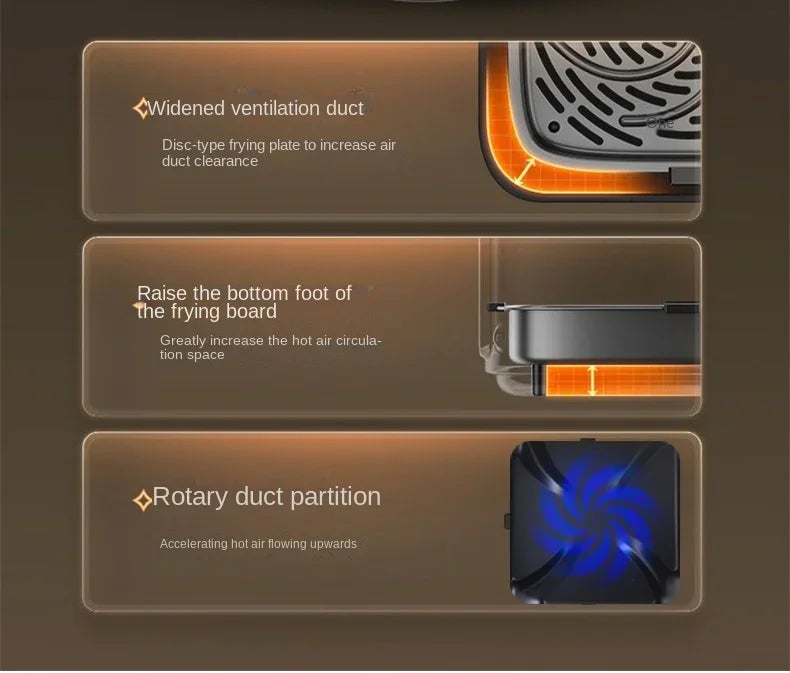 Smart Air Fryer – Large Family Healthy Cooking