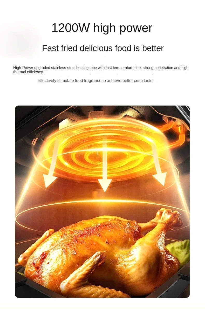 Smart Air Fryer – Large Family Healthy Cooking