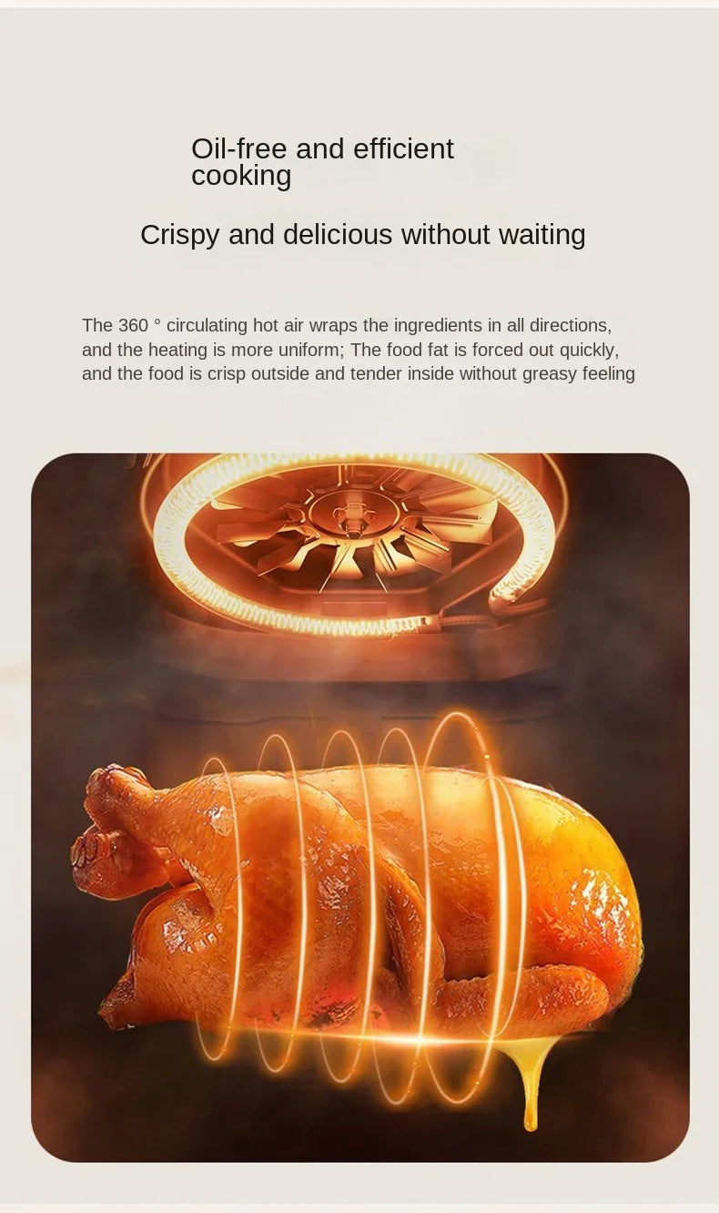 Smart Air Fryer – Large Family Healthy Cooking