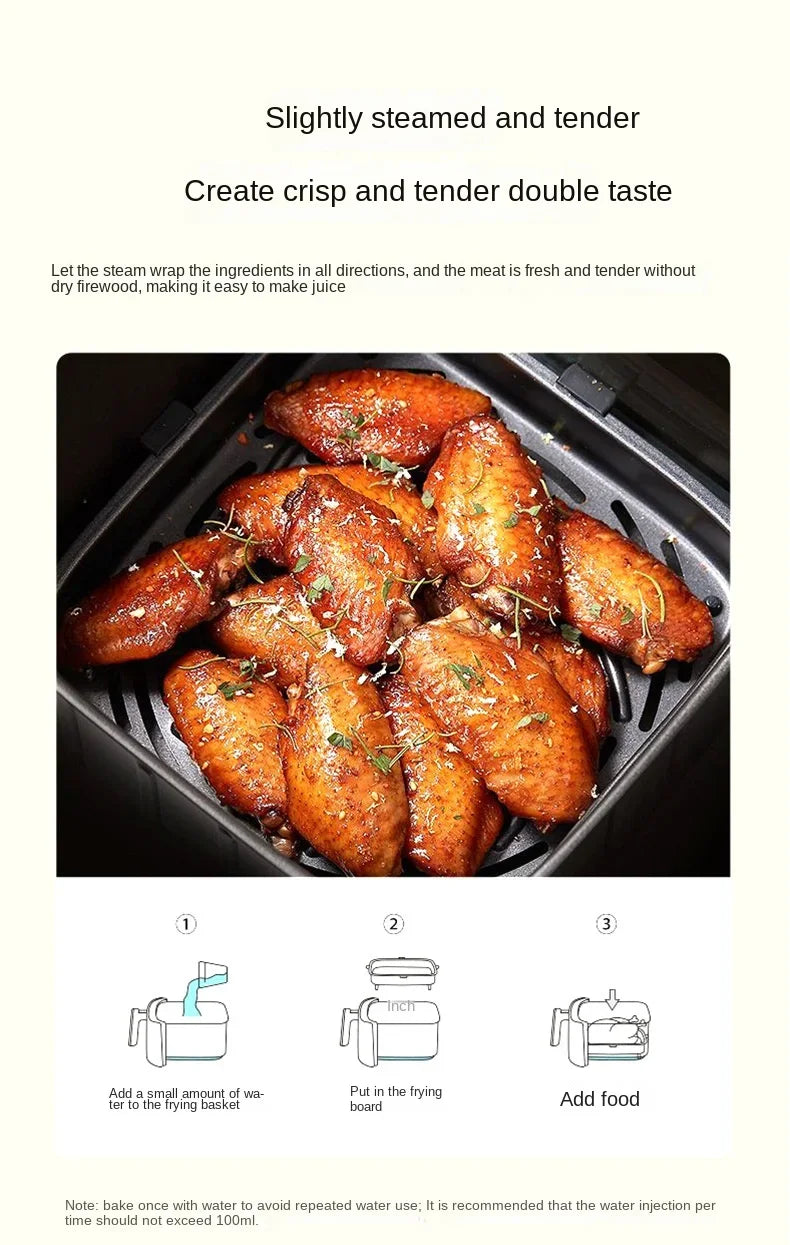 Smart Air Fryer – Large Family Healthy Cooking