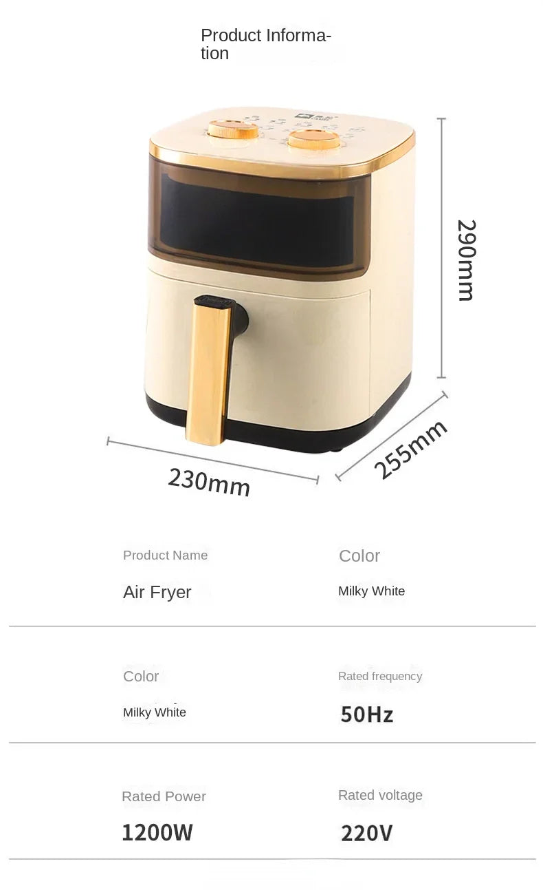 Smart Air Fryer – Large Family Healthy Cooking